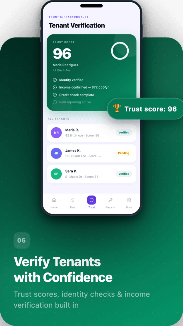 Habyn for Android trust and verification screen
